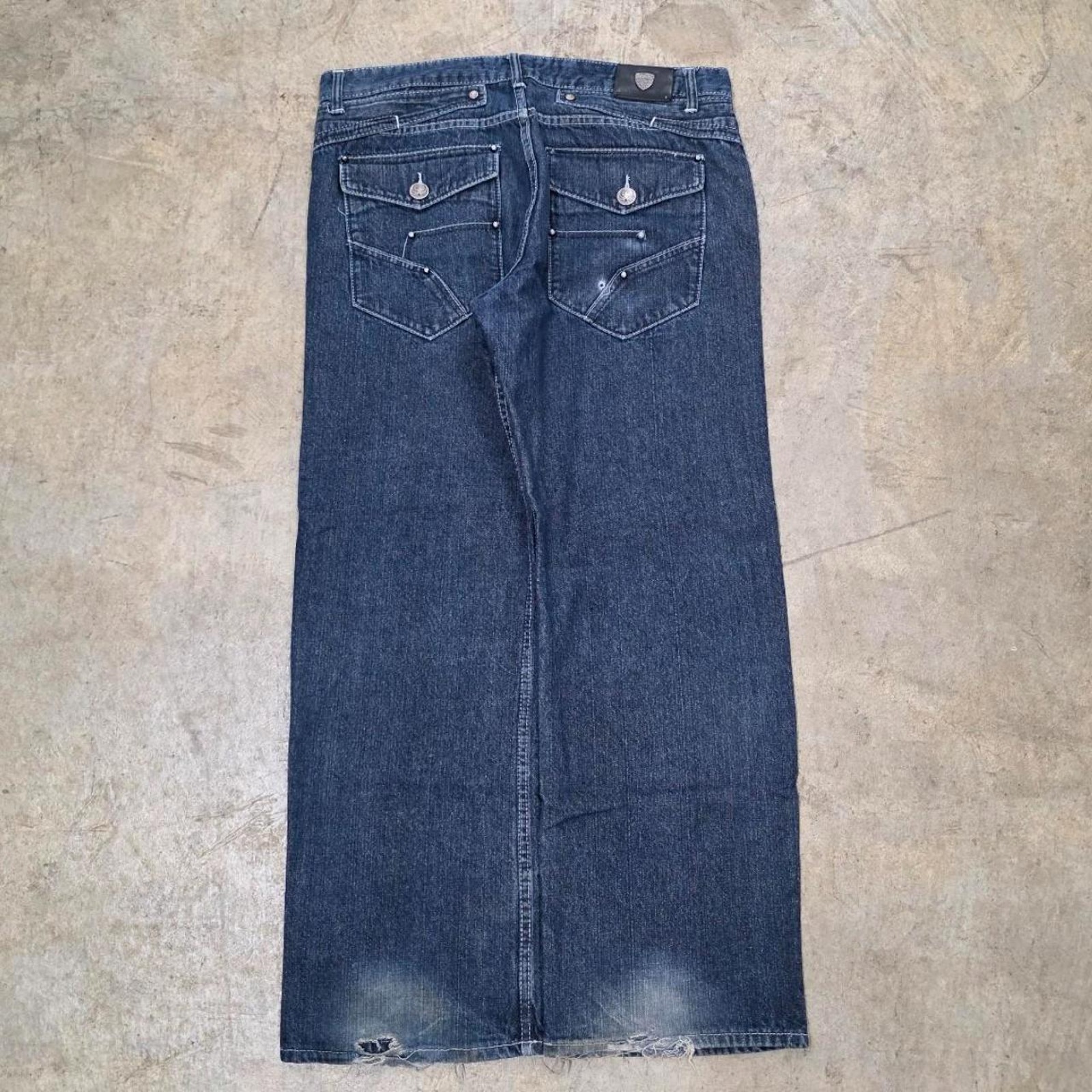 Y2k Denim Basic Code Jeans (37x30)